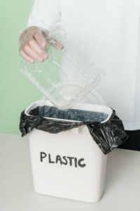Recyclé le plastique pour RPET